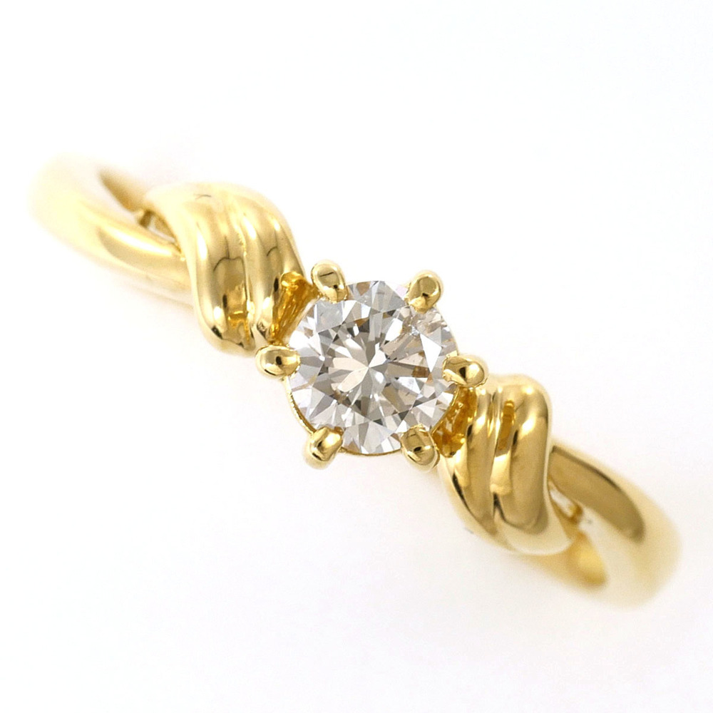 VINTAGE 18k Gold Diamond Ring
